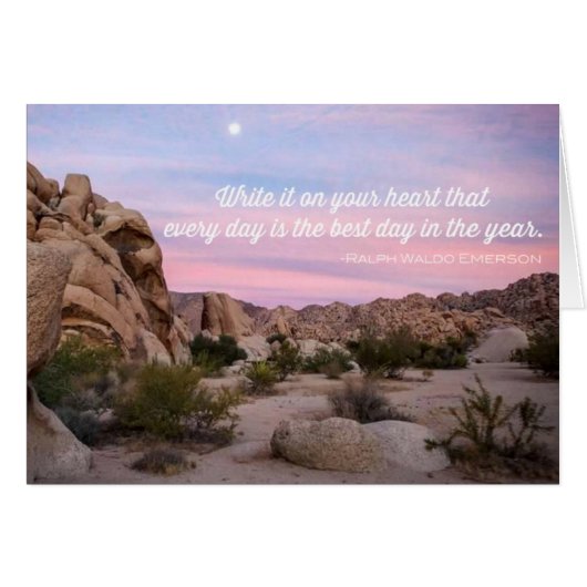 Joshua Tree Pink Moment Cards (Front Horizontal)