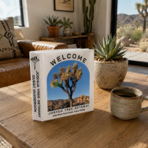 Joshua Tree VACATION RENTAL GUEST BOOK CUSTOM