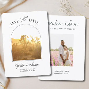 Joshua Tree Wedding National Park Save the Date Invitation