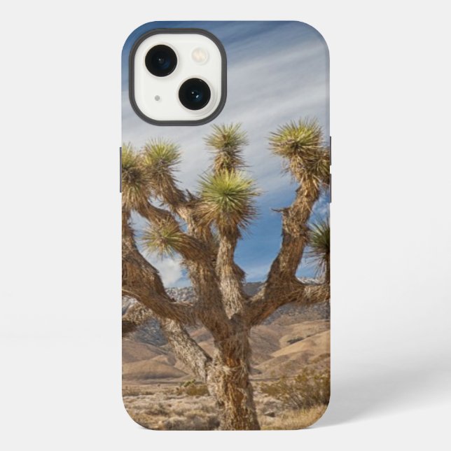 Joshua Trees in Desert Iphone Case (Back)