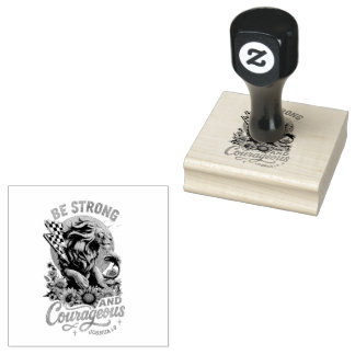Joshus 1:9  rubber stamp