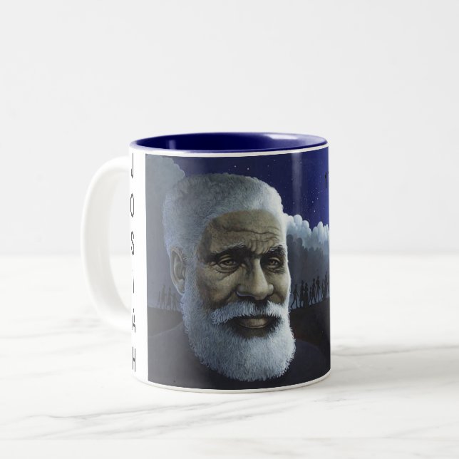 Josiah Henson Two-Tone Coffee Mug (Front Left)