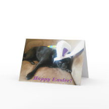 Josie bunny ears Easter card