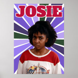 Josie from Bottoms 2023 Ayo Edebiri Retro Poster