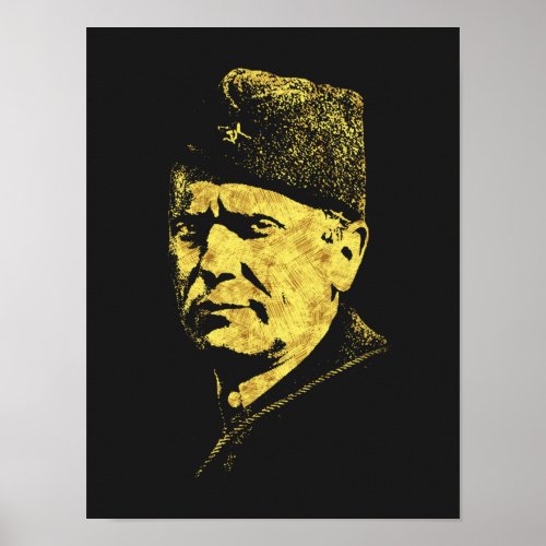  Josip Broz Tito  President of Yugoslavia SFRJ Poster