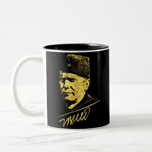 Josip Broz Tito Yugoslavia President SFRJ Two_Tone Coffee Mug