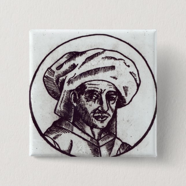 Josquin des Pres Pinback Button (Front)