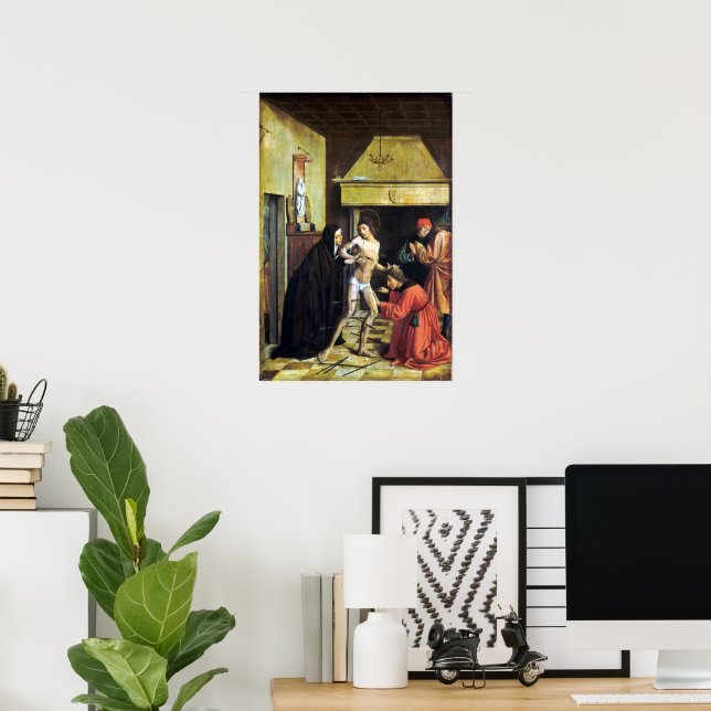 Josse Lieferinxe Saint Sebastian Cured by Irene Poster | Zazzle