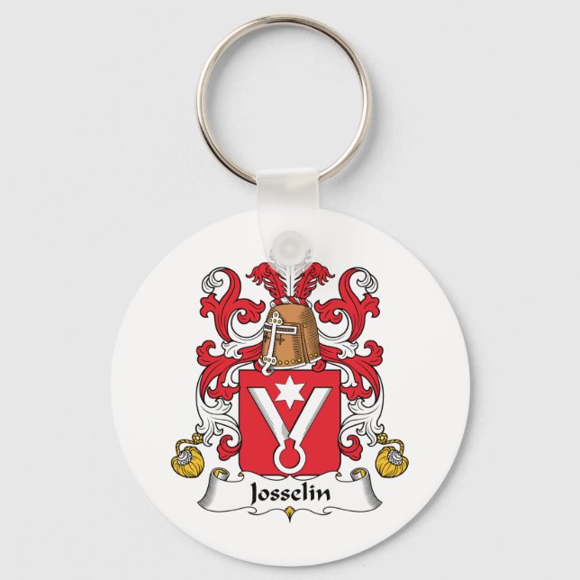 Josselin Family Crest Keychain (Front)