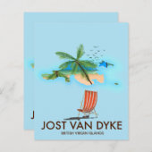jost van dyke British Virgin Islands. (Front/Back)