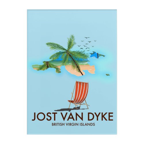 jost van dyke British Virgin Islands Acrylic Print