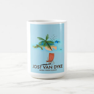 jost van dyke British Virgin Islands. Color Morph Mug
