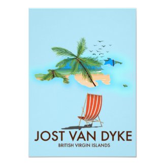 jost van dyke British Virgin Islands. Invitation