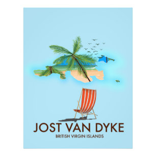 jost van dyke British Virgin Islands. Photo Print