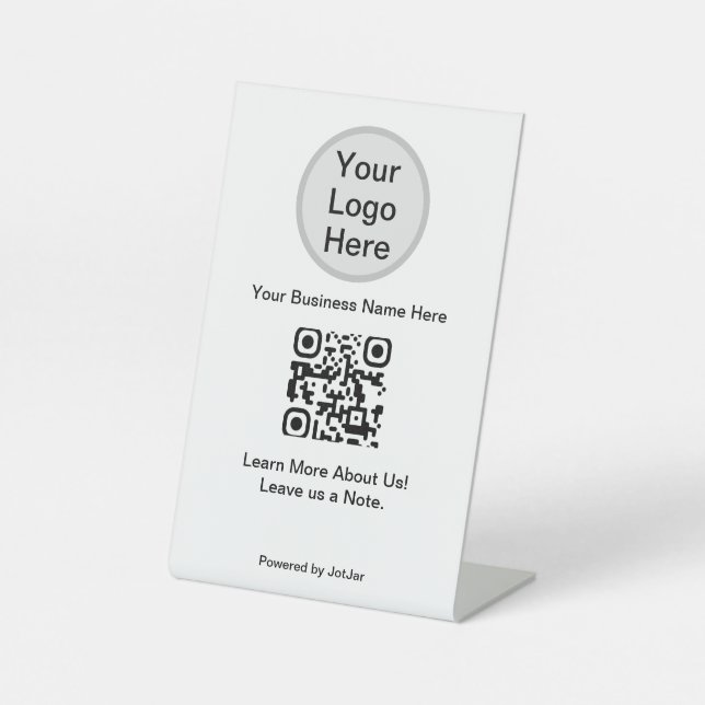 JotJar2 Pedestal Sign (Front)