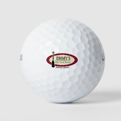 JOTT Logo MEDIUMwhiteletter Golf Balls