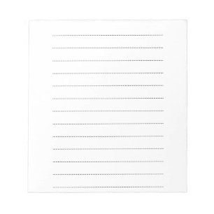 Jotting down lists notepad