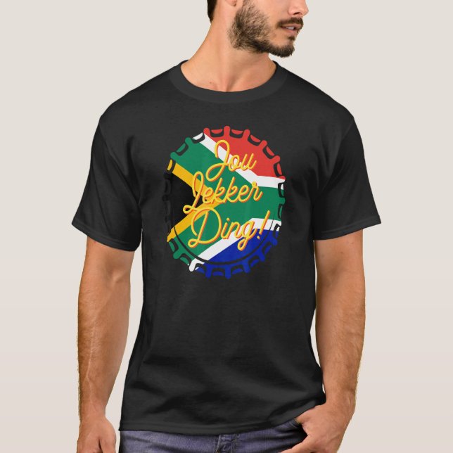 Jou Lekker Ding Bottle Cap Afrikaans South African T-Shirt (Front)