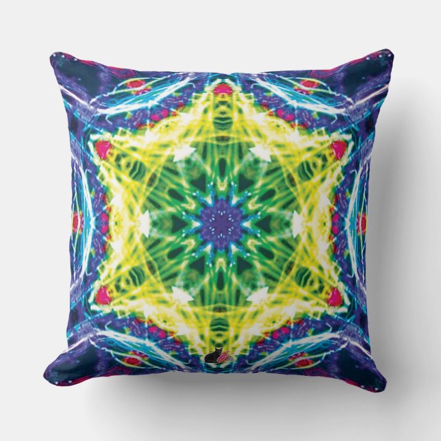 Joules Kaleidoscope Throw Pillow (Front)