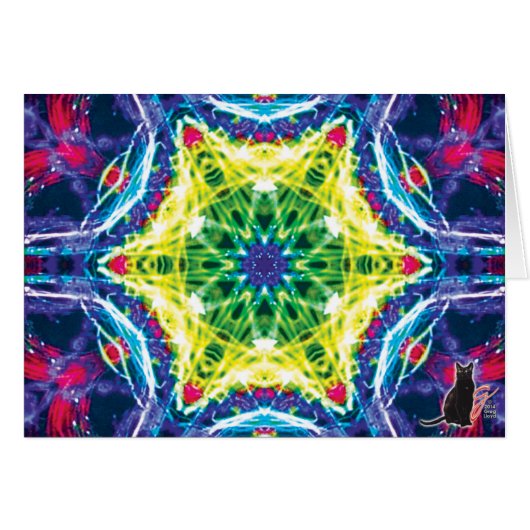 Joules KC Kaleidoscope Greeting Card (Front Horizontal)