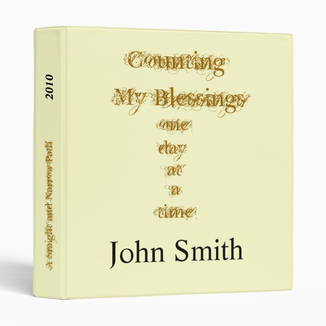 JOURNAL Binder (Front/Spine)