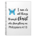 Journal - I Can Do All Things Butterfly