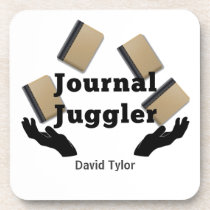 Journal Juggler Beverage Coaster