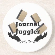 Journal Juggler Drink Coaster