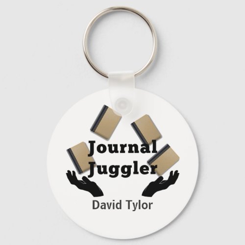 Journal Juggler Keychain