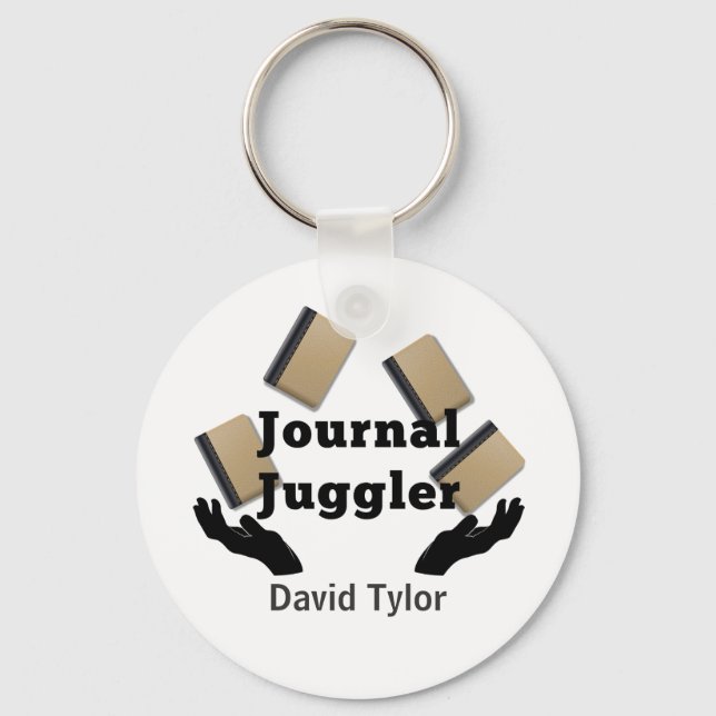 Journal Juggler Keychain (Front)
