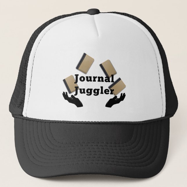 Journal Juggler Trucker Hat (Front)