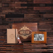 Journal, Keychain Set with Engraved Picture Frame (Front)