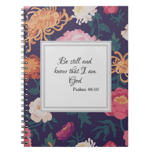 Journal Notebook Be still and Know that I am God