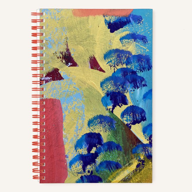 Journal Notebook in Another World Design (Front)
