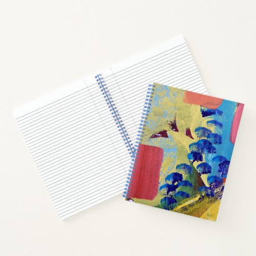 Journal Notebook in Another World design