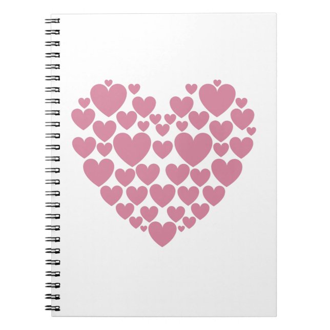 Journal Notebook with Big Heart (Front)