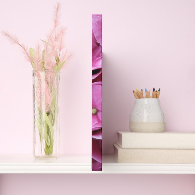 Journal - Pink Hydrangea Flowers - Guest Book (Spine)