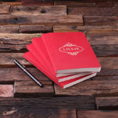 Journal Set: Pen, Red Keychain & Bound Notepad (Top)
