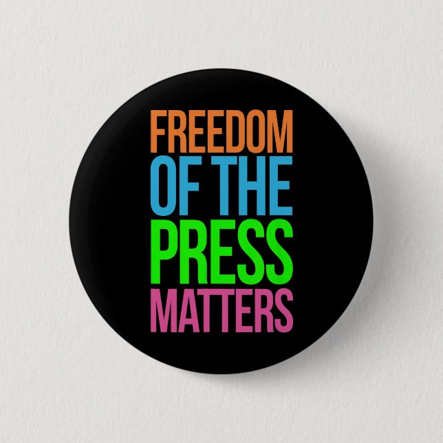 Journalism Problems Not The Enemy Anti Trump Resis Button (Front)