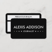 JOURNALIST 4dots Business Card (Front/Back)