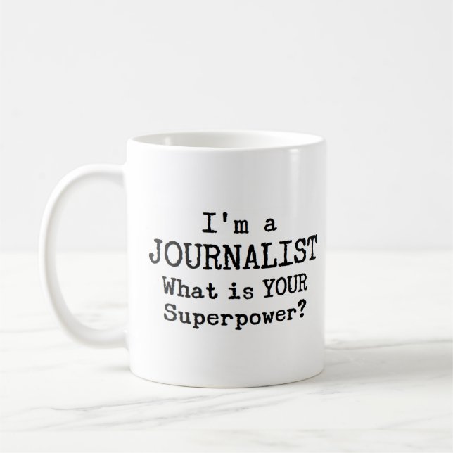 journalist coffee mug (Left)