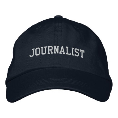 Journalist Embroidered Hat