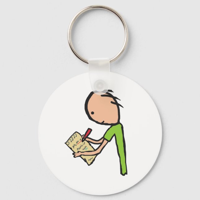 Journalist Keychain (Front)