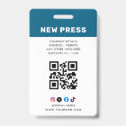 Journalist Press Pass  Photo ID 