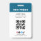 Journalist Press Pass  Photo ID 