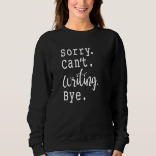 Journalist Reporter Typewriter Writing Journalism Sweatshirt