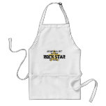 Journalist Rock Star by Night Adult Apron
