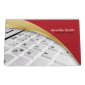 Journalist | Writer | Blogger |Reporter Desk Business Card Holder (Back)