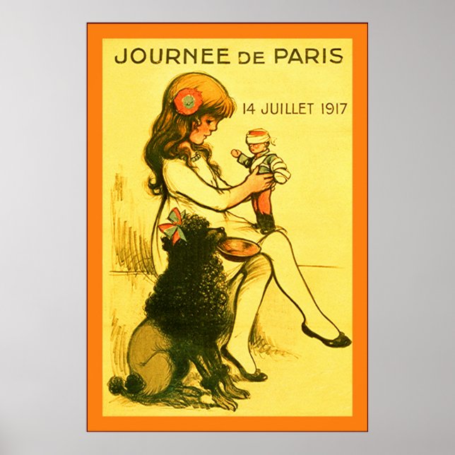 Journée de Paris ~ Vintage French WW1 Poster (Front)
