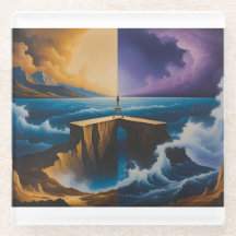 Journey Between Worlds Glass Coaster